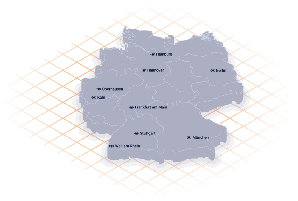 Standorte der Dr. Leu® Group in Deutschland